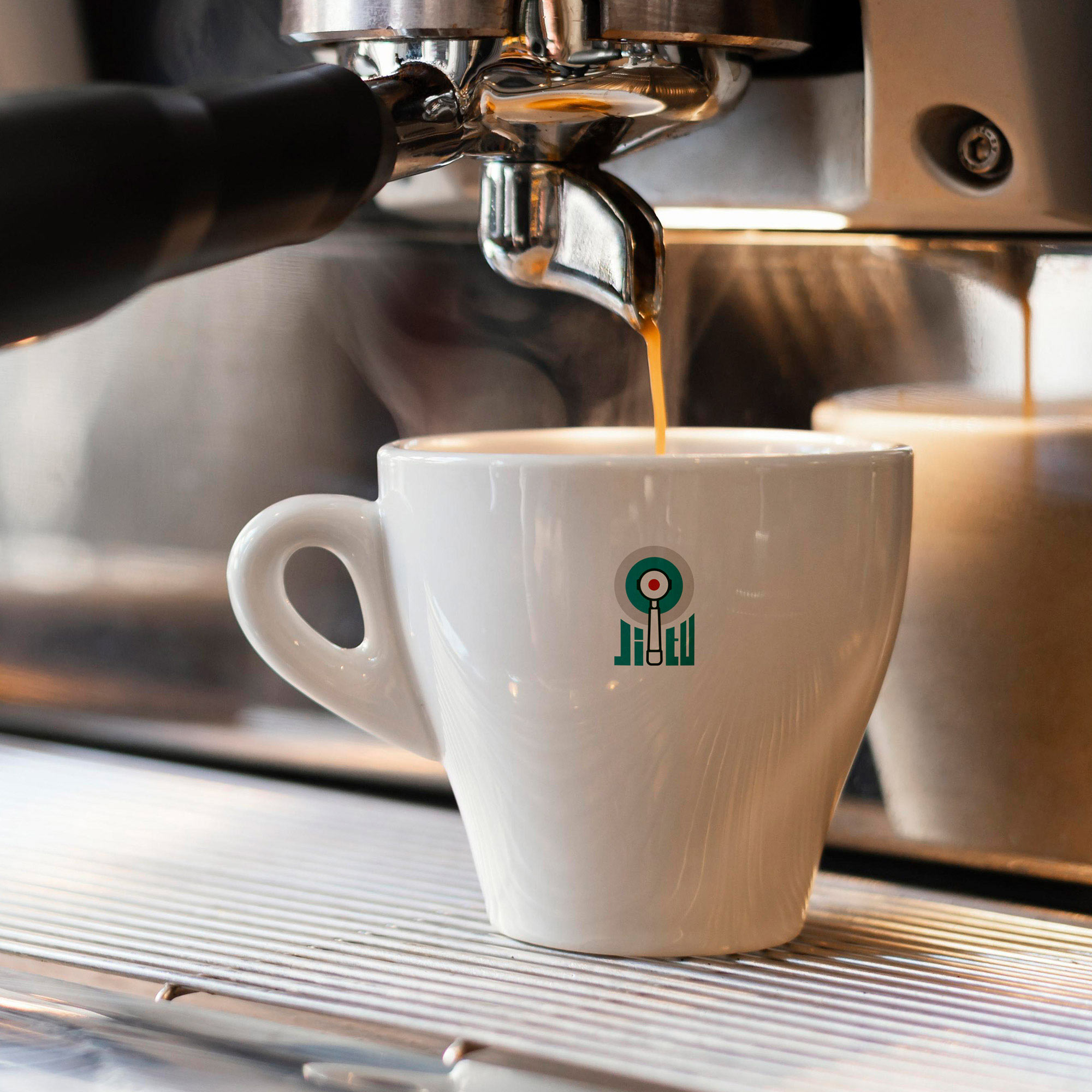 The brand logo on coffee cups is to keep customers always aware of the product.